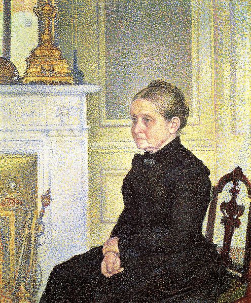 Theo Van Rysselberghe Portrait de Madame Charles Maus
